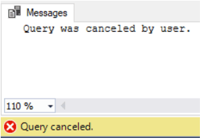 ssms stop query