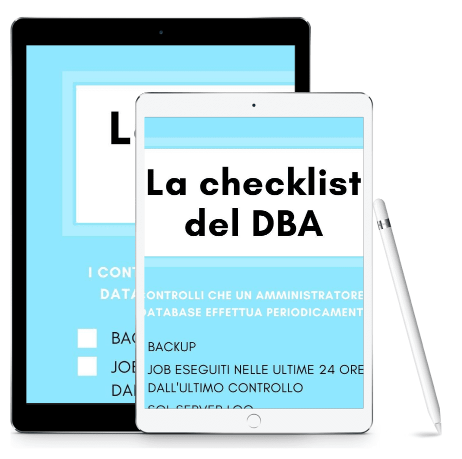 La checklist del DBA Datamaze