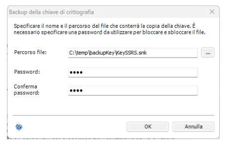 SSQL chiave crittografica