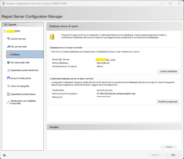 SSRS Configuration Manager